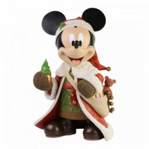 Figura enesco disney mickey mouse papa noel premium