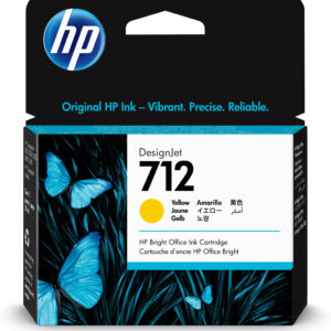 Cartucho tinta hp 712 - 3ed69a - 29 ml - t210 - t230 - t250 - t630 - t650 - amarillo