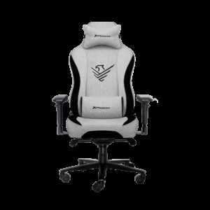 Silla gaming synergy ergonómica tela gris