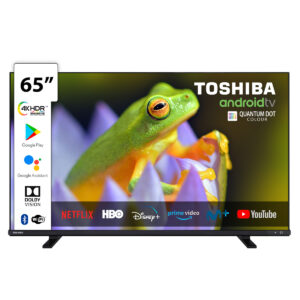 Tv toshiba 65pulgadas qled 4k uhd - 65qa4c63dg - android tv - wifi - hdr - bluetooth - dolby vision -