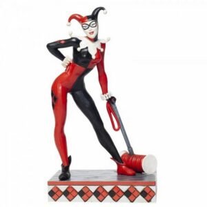 Figura enesco dc comics batman harley quinn con martillo