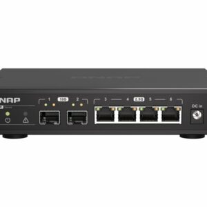 Switch qnap qsw - 2104 - 2s 2 puertos 10g + 4 puertos 2.5g