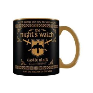 Taza paladone juego de tronos the night's watch