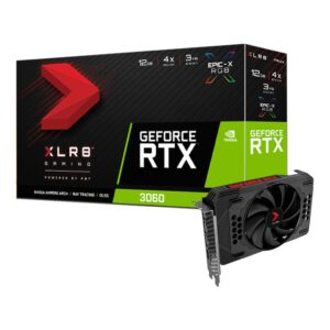Tarjeta grafica pny nvidia geforce rtx 3060 12gb xlr8 gaming revel epic - x rgb single fan edition