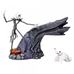 Figura enesco disney pesadilla antes de navidad jack & zero luz led