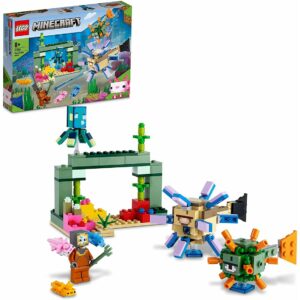 Lego minecraft la batalla contra el guardian