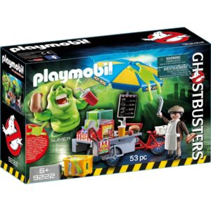 Playmobil cazafantasmas slimer con stand de hot dogs