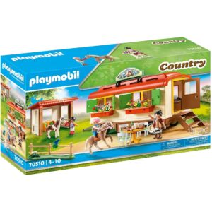 Playmobil caravana campamento de ponis