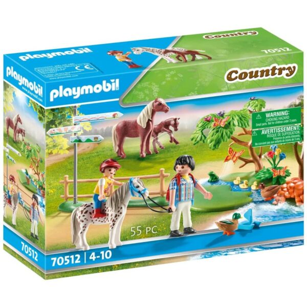 Playmoobil paseo en poni