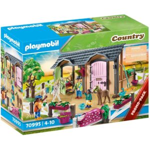 Playmobil clases de equitacion con boxes para caballos