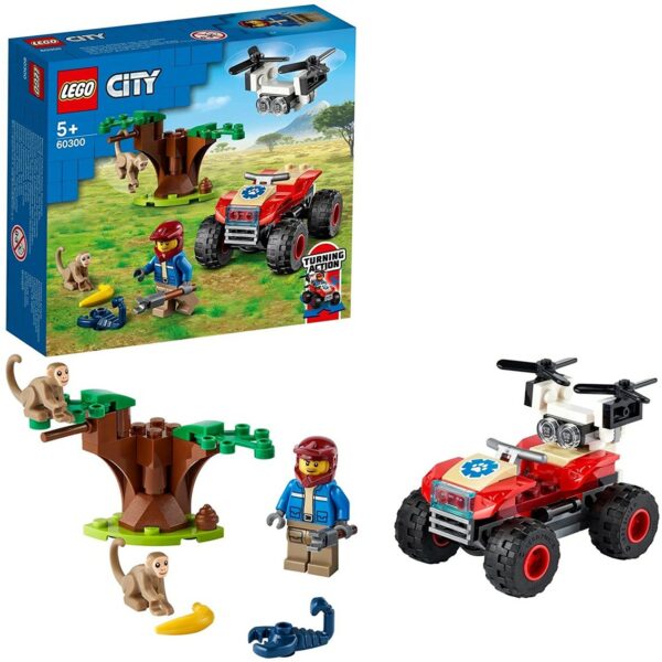 Lego city rescate de la fauna salvaje: quad