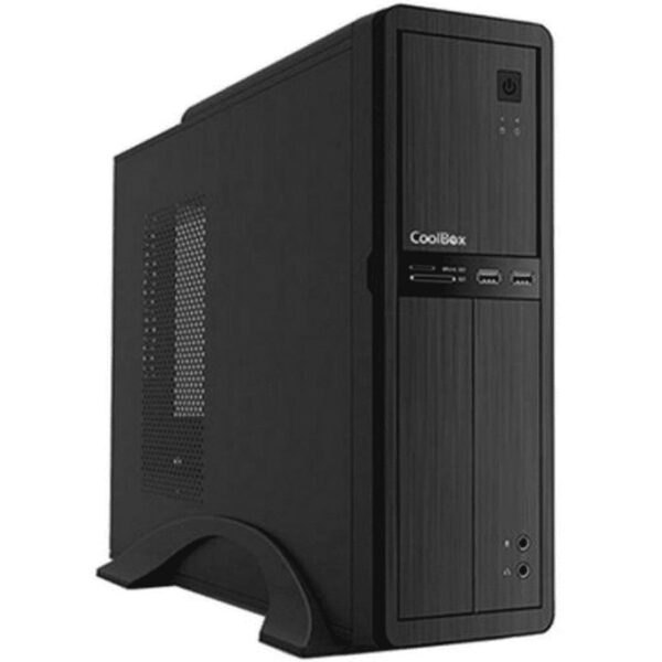 Caja ordenador sobremesa coolbox microatx slim t300 usb 3.0 lector de tarjetas fuente 300w bronze 85+ sfx incluida