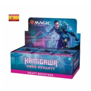 Juego de cartas caja de sobres draft wizards of the coast magic the gathering kamigawa neon dinasty 36 sobres español