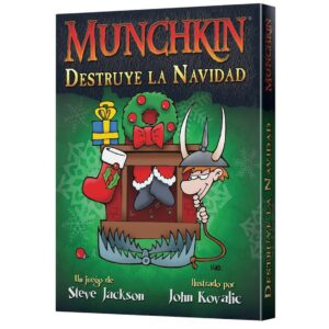 Juego de mesa munchkin: destruye la navidad pegi 10