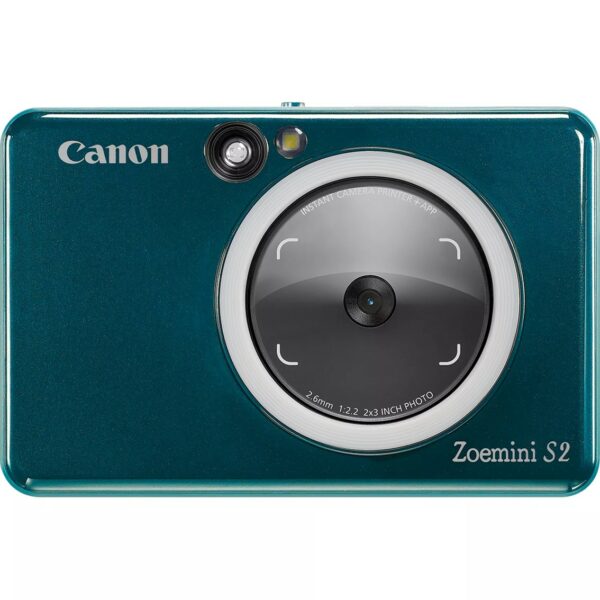 Camara impresora instantanea canon zoemini s2 azul turquesa - 8mp - bluetooth - capacidad 10 hojas