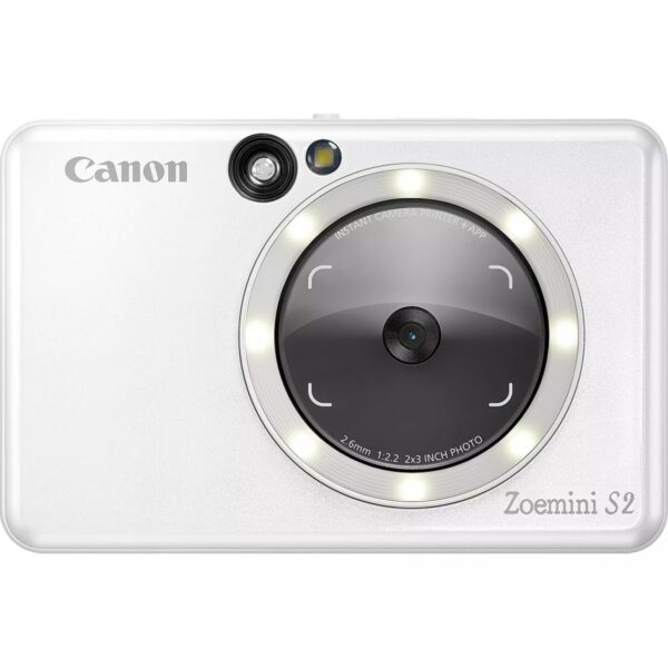 Camara impresora instantanea canon zoemini s2 blanco perla - 8mp - bluetooth - capacidad 10 hojas