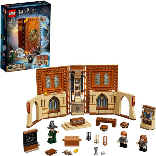 Lego harry potter momento hogwarts: clase de transfiguración