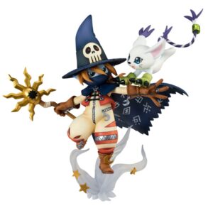 Figura megahouse digimon wizardmon & tailmon