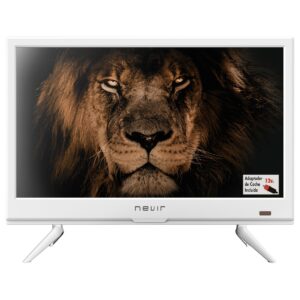 Tv nevir 16pulgadas led hd ready - nvr - 7716 - 16rd2 - b - tdt - hdmi - usb - blanco adaptador 12v