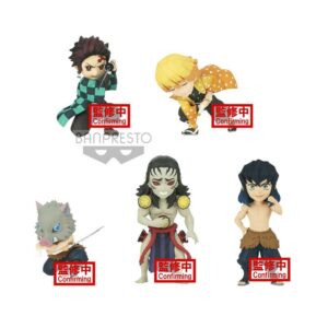Figura banprestoworld collectable demon slayer kimetsu no yaiba vol.3 surtido 7cm 1 unidad aleatoria