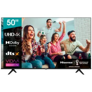 Tv hisense 50pulgadas led 4k uhd - 50a6bg - hdr10 - smart tv - dolby vision - 3 hdmi - usb 2.0 - dvb - t2 - t - c - s2 - s -