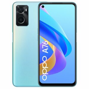 Telefono movil smartphone oppo a76 azul brillante - 6.56pulgadas - 128gb rom - 4gb ram - 13+2mpx - 8mpx - 5000 mah - dual sim