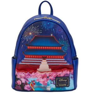 Mochila loungefly disney castillo mulan