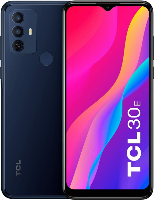 Telefono movil smartphone tcl 30e atlantic blue 6.52pulgadas - 64gb rom - 3gb ram - 50+2 mpx - 5 mpx - 5000 mah - dual sim - nxtvision
