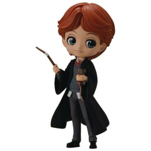 Figura banpresto q posket harry potter ron weasly con scabbers