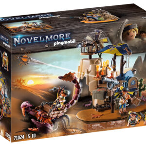 Playmobil novelmore sal'ahari sands - base secreta del escorpion
