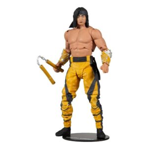 Figura mcfarlane toys mortal kombat liu kang (fighting abbott)