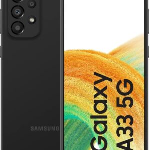 Telefono movil smartphone samsung galaxy a33 negro 6.4pulgadas - 5g - 128gb rom - 6gb ram - 48+8+5+2mpx - 13mpx - dual sim - 5000 mah