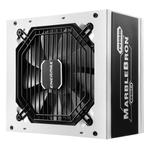 Fuente de alimentacion enermax marblebron 850w 80+ bronze semi - modular blanca rgb