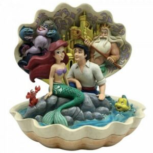 Figura decorativa enesco disney la sirenita concha