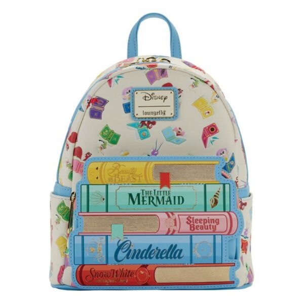 Mochila loungefly disney libros clásicos de las princesa