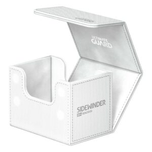 Caja de cartas ultimate guard sidewonder 80+ xenoskin monocolor blanco