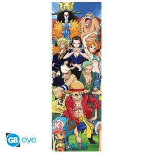 Poster de puerta gb eye one piece - straw hats crew
