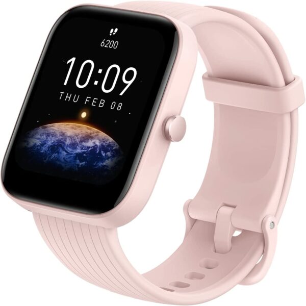 Pulsera reloj deportiva amazfit bip 3 pink 1.69pulgadas - smartwatch