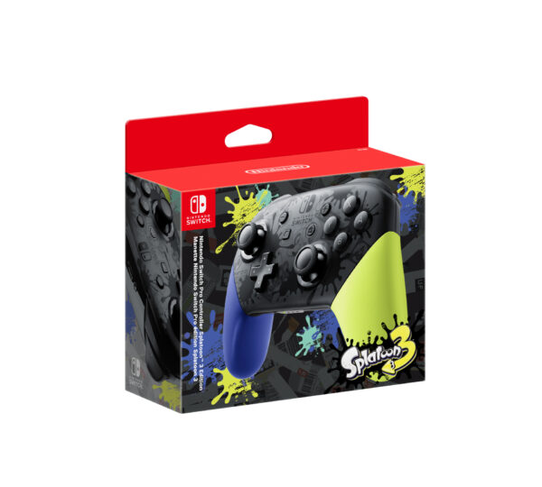 Accesorio nintendo switch - mando pro controller edicion splatoon 3