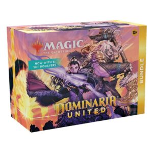 Juego de cartas caja de sobres wizards of the coast magic the gathering dominaria united bundle inglés