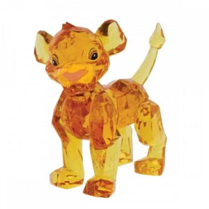 Figura enesco disney cristal el rey leon simba