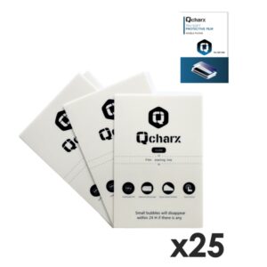 Laminas de proteccion frontales qcharx hidrogel hd qx1 lite 25 unidades