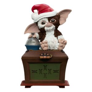 Figura weta gremlins mini epics gizmo con sombrero de santa edicion limitada 12 cm