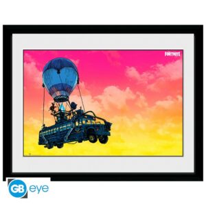 Poster enmarcado gb eye fornite autobus de combate
