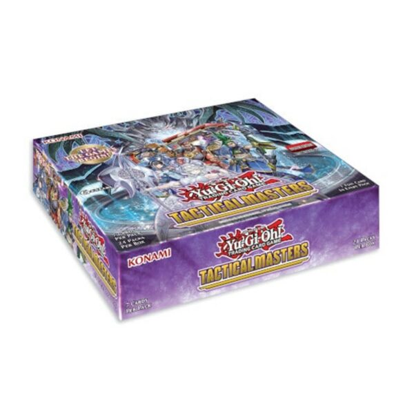 Caja de sobres de cartas yu - gi - oh tactical masters 24 sobres inglés