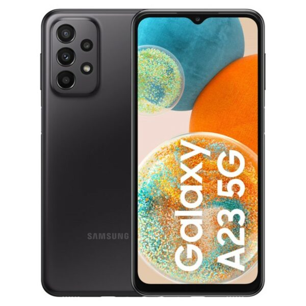 Telefono movil smartphone samsung galaxy a23 6.6pulgadas negro 5g - 128gb rom - 4gb ram - 50+5+2+2 mpx - 8 mpx - 5000 mah - dual sim