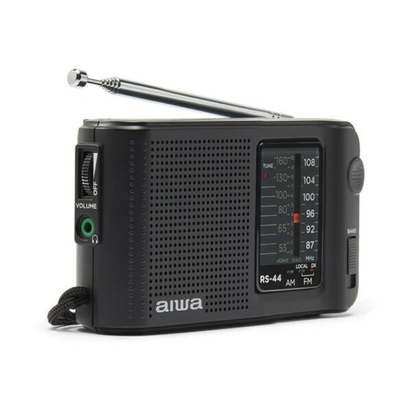 Radio portatil aiwa rs - 44 negro