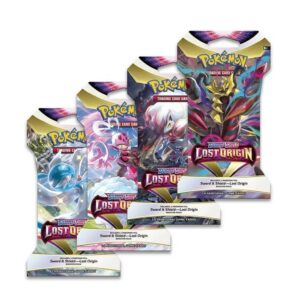 Juego de cartas pokemon tcg espada y escudo origen perdido sobres emblistados 24 unidades español