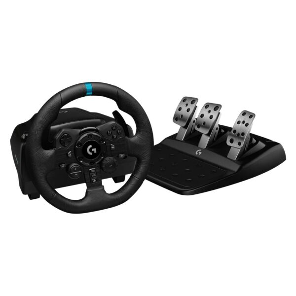 Volante logitech g923 gaming racing wheel & pedals para ps - 5 - ps - 4 & pc