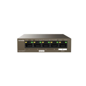Switch 5 puertos tenda (4 puertos poe) 10 - 100 - 1000